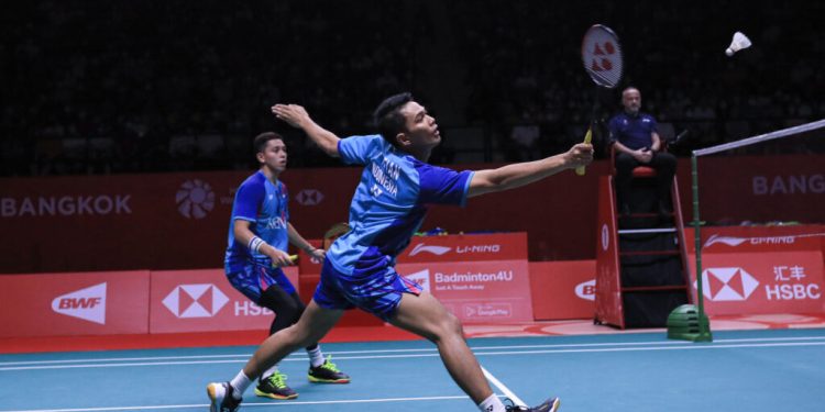 Fajar/Rian Gusur Hoki/Kobayashi di Peringkat Satu BWF