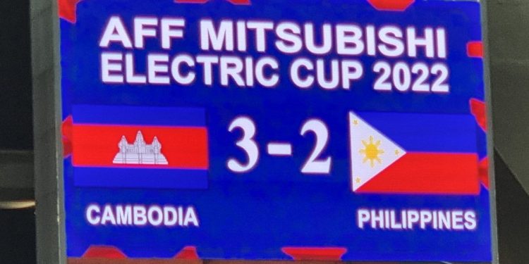Piala AFF 2022: Kamboja Hajar Filipina 3-2