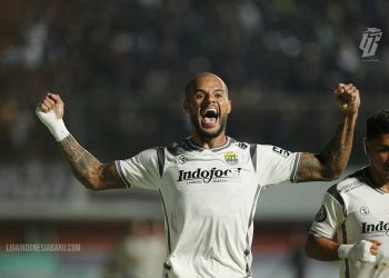 David da Silva Antar Persib Bandung Bawa Pulang Kemenangan
