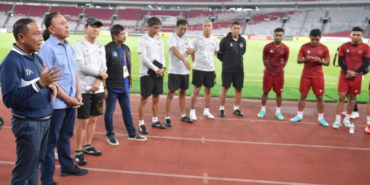 Menpora Sampaikan Pesan Presiden untuk Timnas Indonesia