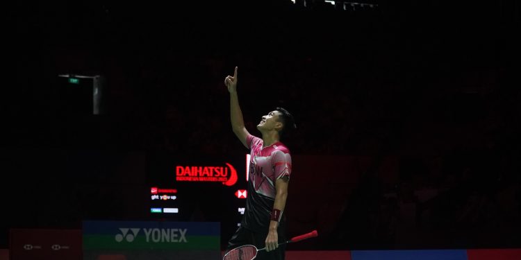 Jonatan Christie Pastikan Tiket Final Indonesia Masters 2023