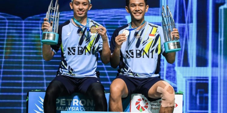 Fajar/Rian Raih Gelar Juara Malaysia Open 2023