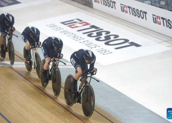 Pebalap Benua Biru Kuasai UCI Track Nations Cup 2023