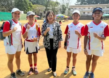 Tim Tenis Putri U-14 Indonesia Lolos ke Semifinal WJTC 2023