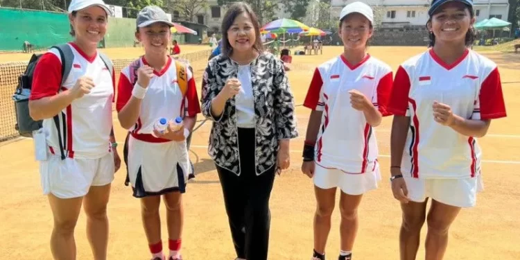 Tim Tenis Putri U-14 Indonesia Lolos ke Semifinal WJTC 2023