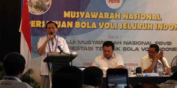 Imam Sudjarwo Secara Aklamasi Terpilih Kembali Jadi Pimpinan PBVSI