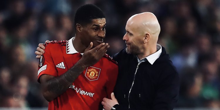 Erik ten Hag Puji Setinggi Langit Kinerja Marcus Rashford