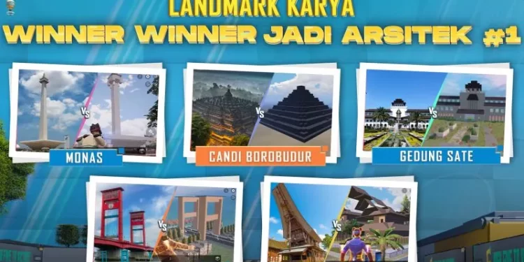 5 Ikon Pariwisata Indonesia Hadir di PUBG Mobile
