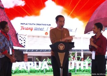 Jokowi Resmikan Papua Youth Creative Hub Sebagai Wadah Anak Muda Kreatif