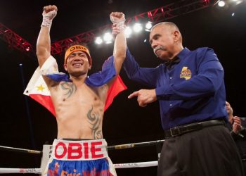 Mercito Gesta Kalahkan Mantan Juara Kelas Bulu Super IBF