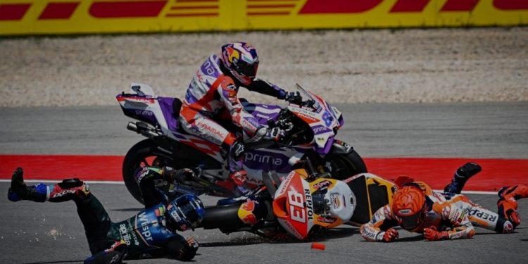 Marc Marquez Minta Maaf ke Miguel Oliveira dan Fans Portugal