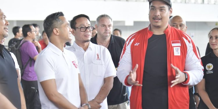 Perdana! Menpora Kunjungi Pelatnas SEA Games 2023