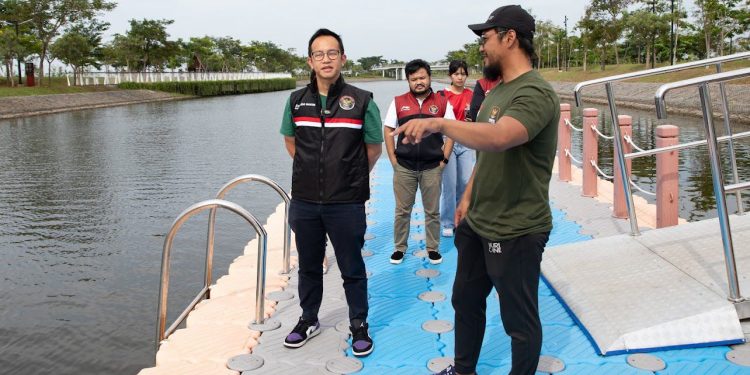 CdM SEA Games 2023 Sambangi Pelatnas Triathlon-Duathlon-Aquathlon