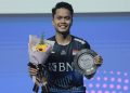 Kembali Bersinar, Ginting Kunci Gelar Singapore Open 2023