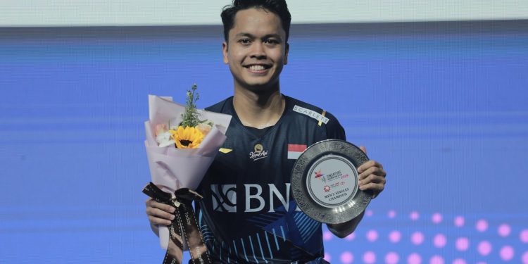 Kembali Bersinar, Ginting Kunci Gelar Singapore Open 2023