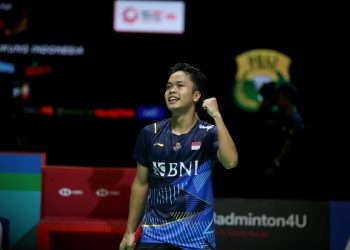 Disaksikan Jokowi, Ginting Melaju ke Final Indonesia Open 2023