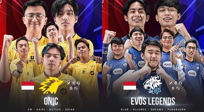 Onic Esports dan Evos Legends Saling Bunuh di MSC 2023