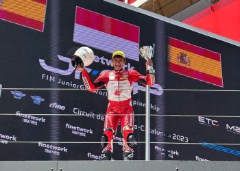 Fadillah Arbi Aditama Harumkan Indonesia di Race 2 FIM JuniorGP