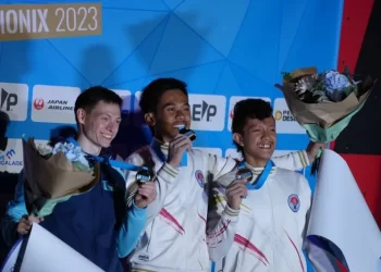 Indonesia Raih Dua Emas di Piala Dunia Panjat Tebing