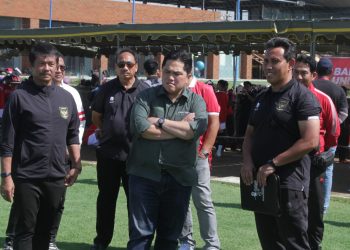 Erick Thohir Sambangi Seleksi Timnas U-17 di Bali