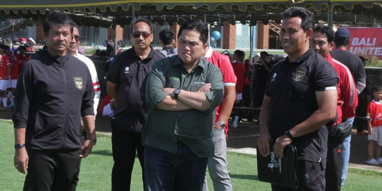 Erick Thohir Sambangi Seleksi Timnas U-17 di Bali