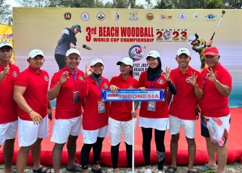 Tim Woodball Indonesia Raih Emas di Ajang 3rd World Beach Games