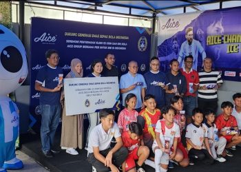 Gelar Diskusi Sepakbola, Aice dan PSSI Pers Dukung Perkembangan Sepakbola Usia Muda