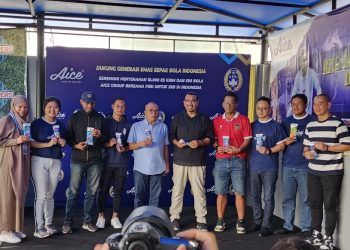 Gelar Diskusi Sepakbola, Aice dan PSSI Pers Dukung Perkembangan Sepakbola Usia Muda