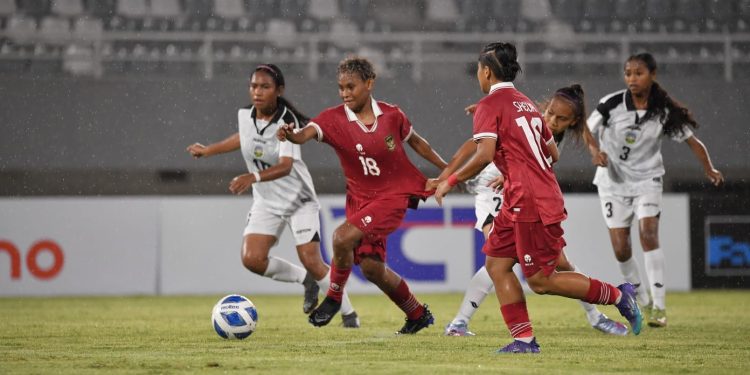 Timnas Putri U-19 Indonesia Hajar Timor Leste