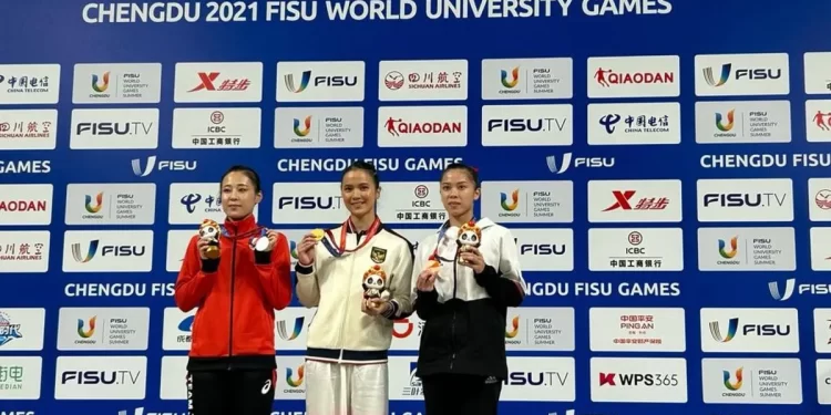 Nandhira Mauriskha Raih Emas di FISU World University Games