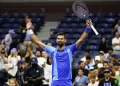 Djokovic Melenggang, Tsitsipas Tersingkir dari US Open 2023