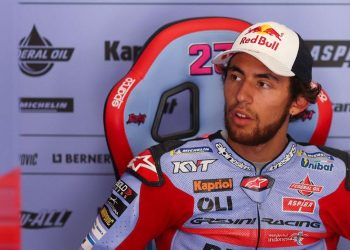 Gagal Finis di MotoGP Inggris, Enea Bastianini Jadikan Marc Marquez Kambing Hitam!