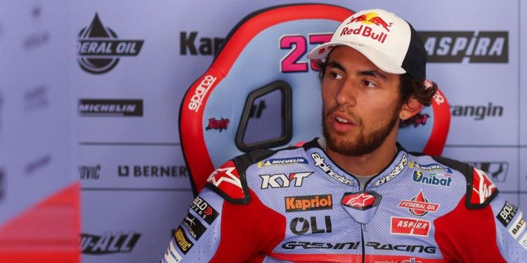 Gagal Finis di MotoGP Inggris, Enea Bastianini Jadikan Marc Marquez Kambing Hitam!