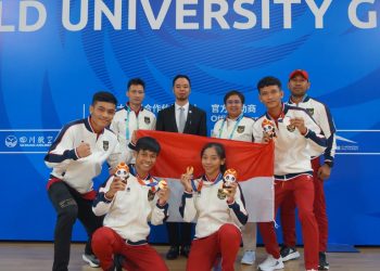 Tim Wushu Indonesia Bawa 4 Medali Emas ke Tanah Air