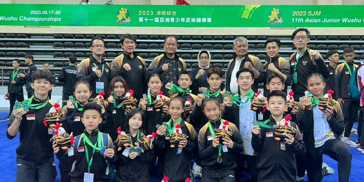 Tim Wushu Junior Berjaya di Ajang 11th Asia Junior Wushu Championship 2023