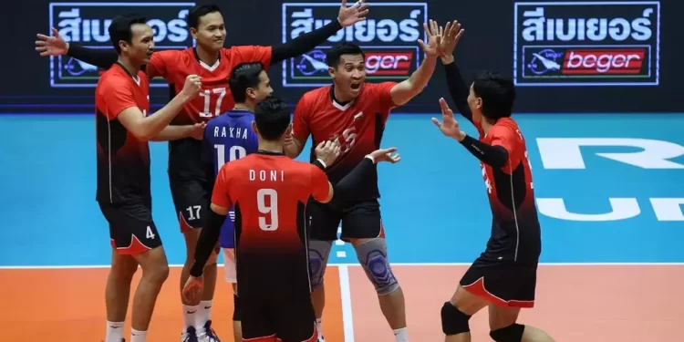 Asian Games: Timnas Voli Putra Indonesia Pukul Afganistan
