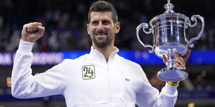 Ukir Gelar ke-24 di US Open, Djokovic Beri Penghormatan kepada Kobe Bryant