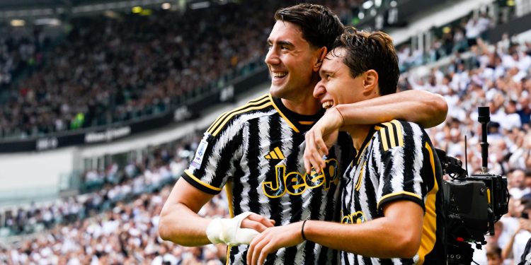 Dusan Vlahovic Gacor, Juventus Libas Lazio