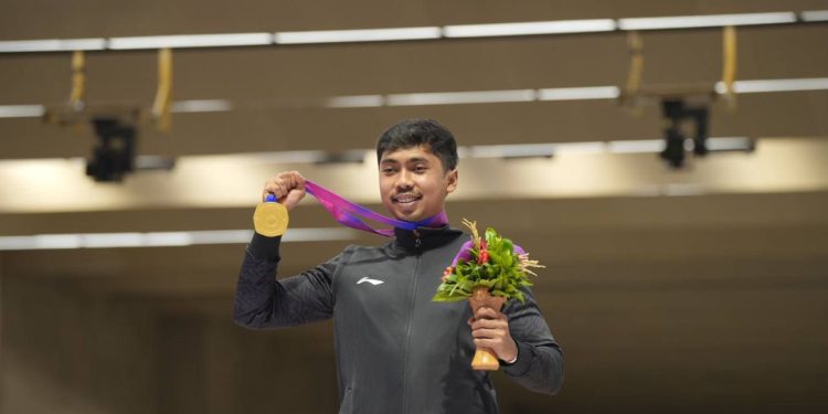 Muhammad Sejahtera Dwi Putra Sumbang Emas Pertama di Asian Games