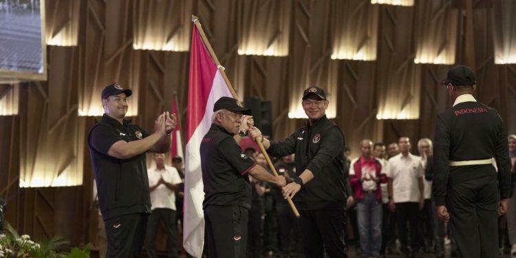 Pengukuhan Kontingen Indonesia Menuju Asian Games 2022 Hangzhou