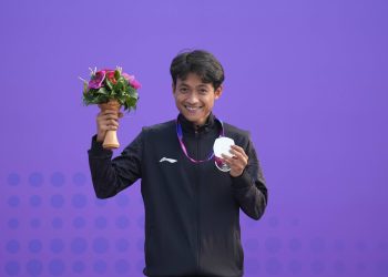 Sanggoe Raih Medali Perak Skateboard Asian Games 2022