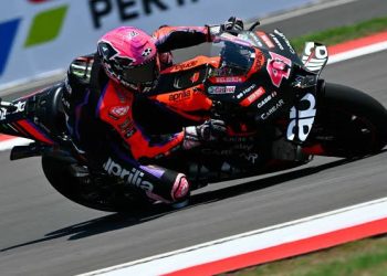 Aleix Espargaro Rajai Sesi Practice MotoGP Mandalika