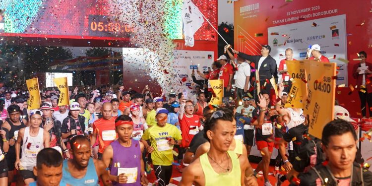 Borobudur Marathon 2023 Berlangsung Semarak, Menpora Dito Beri Apresiasi