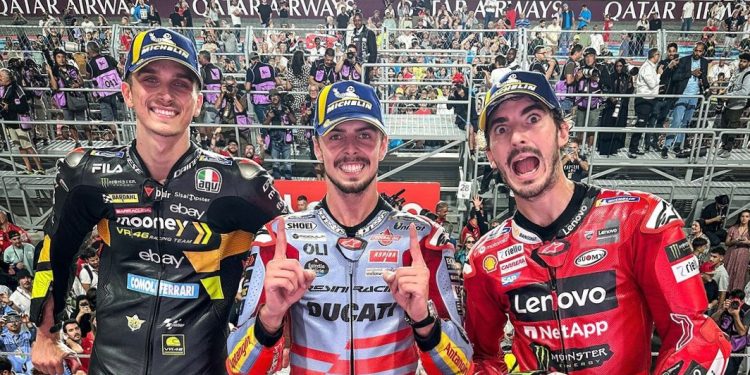 Diggia Ukir Gelar Perdana, Francesco Bagnaia Kokoh di Puncak Klasemen MotoGP