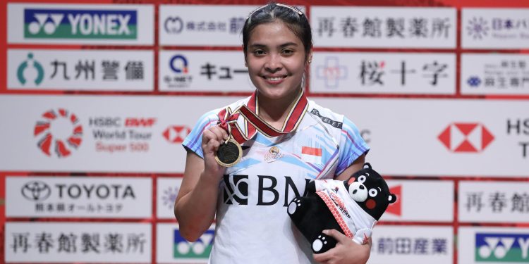 Impresif! Gregoria Kunci Gelar Juara Kumamoto Masters 2023