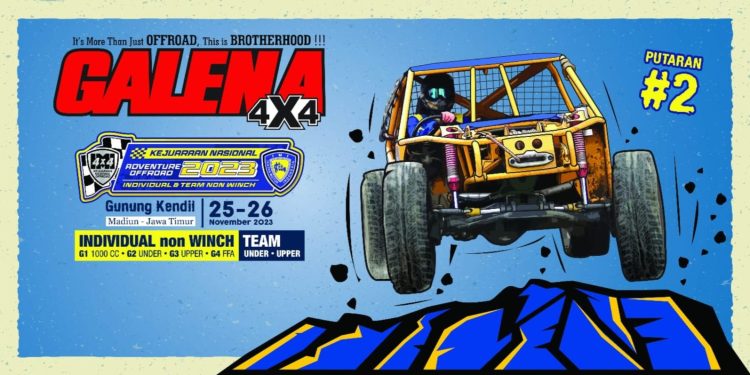 Galena Logistics 4×4 Gelar Kejurnas IMI Adventure Off-Road #2 di Gunung Kendil Madiun