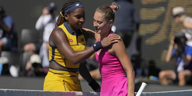 Coco Gauff Hentikan Langkah Si Cantik Marta Kostyuk