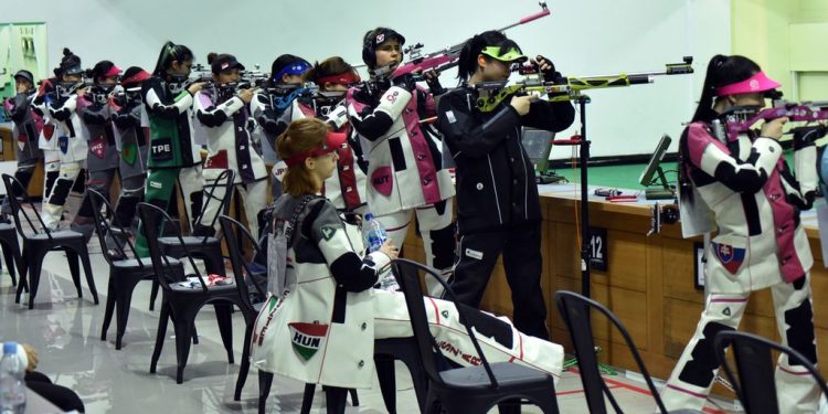 Dominique/Anang Raih Perunggu di Asian Riffle/Pistol Championship 2024