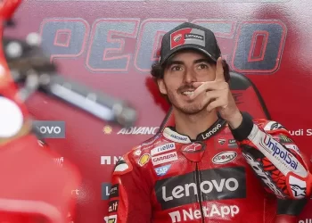 Pebalap Ducati Lenovo, Francesco Bagnaia. (MotoGP)