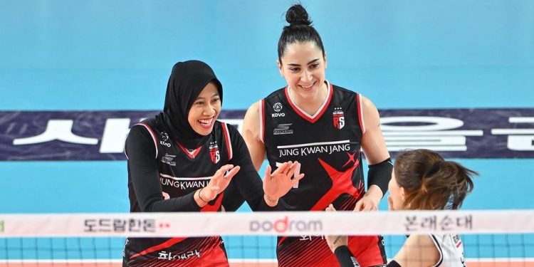 Megawati Punya Misi Dongkrak Posisi Red Sparks di Klasemen Liga Voli Korea